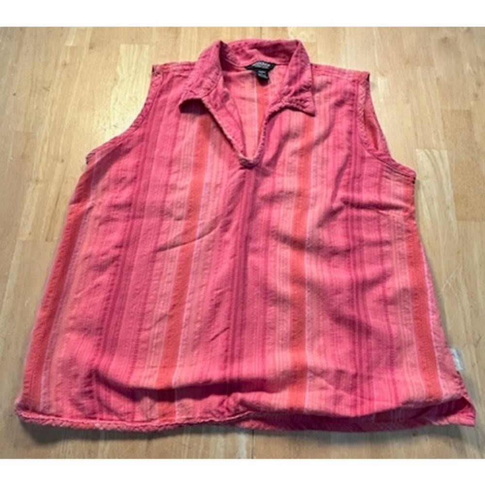 Woolrich Sleeveless Pink Woman's Petite Pullover Size L